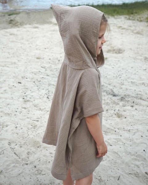 Beach Poncho Taupe